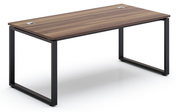 SimpleOffice asztal 180 x 90 cm, dió / fekete