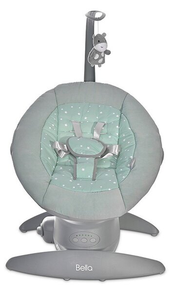 LORELLI Bella elektromos babahinta 9 kg-ig - Frosty Green Stars