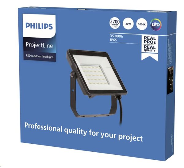 Philips 8719514954441 fényvető 30 W LED Fekete