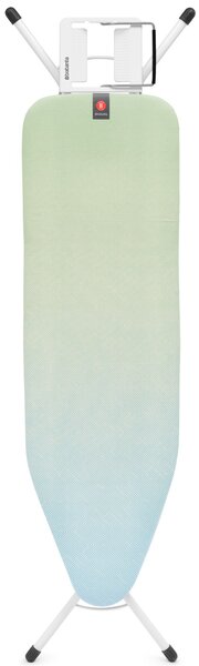 Brabantia Steam Iron Rest vasalódeszka 1240x380mm - B méret, kinyitható vasalótámasz, D=22mm fehér váz, megnyugtató tenger huzat - 243349