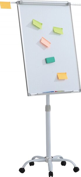Flipchart Office Products Flipchart mobilny OFFICE PRODUCTS, 70x100cm, tablica suchoś. -magn., aluminiowa rama, z wyciąganymi ramionami
