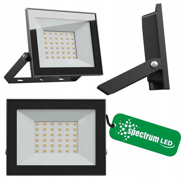 NOCTIS LUX 4 NAŚWIETLACZ 30W NW 230V IP65 141x107x25mm CZARNY