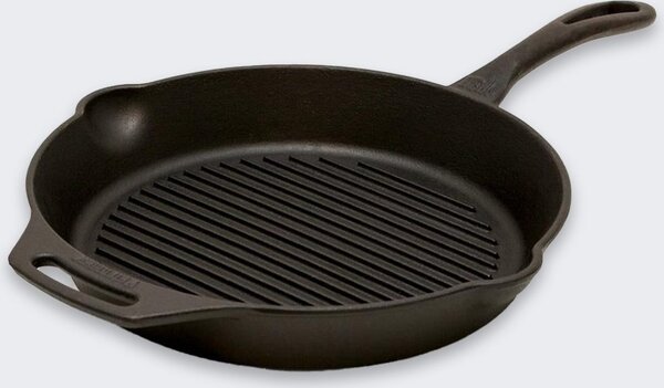Petromax GP30 Öntöttvas grillserpenyő fogantyúval 30 cm