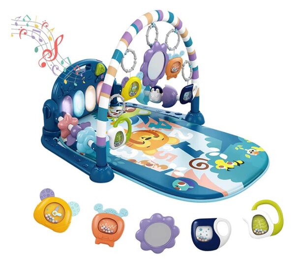TIMELESS TOYS Zongorás játszószőnyeg - kék