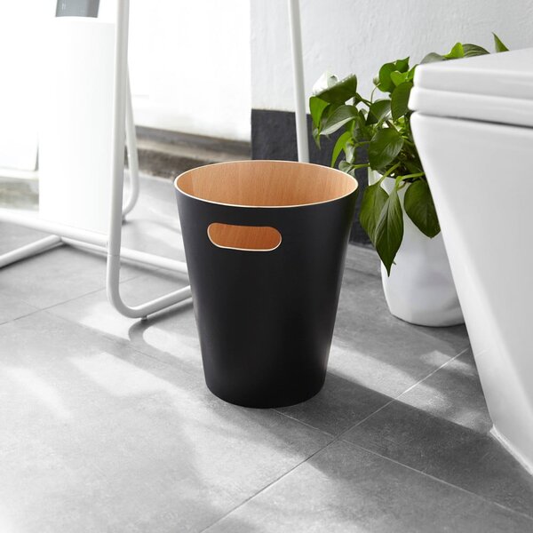 Fekete irodai szemetes 7,5 l Woodrow – Umbra