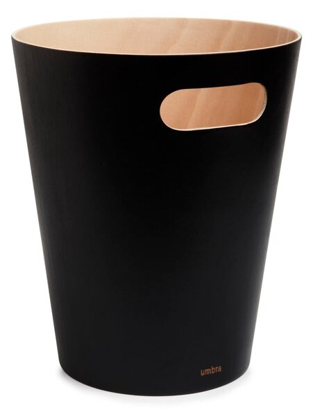 Fekete irodai szemetes 7,5 l Woodrow – Umbra