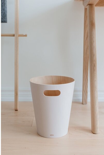 Bézs irodai szemetes 7,5 l Woodrow – Umbra