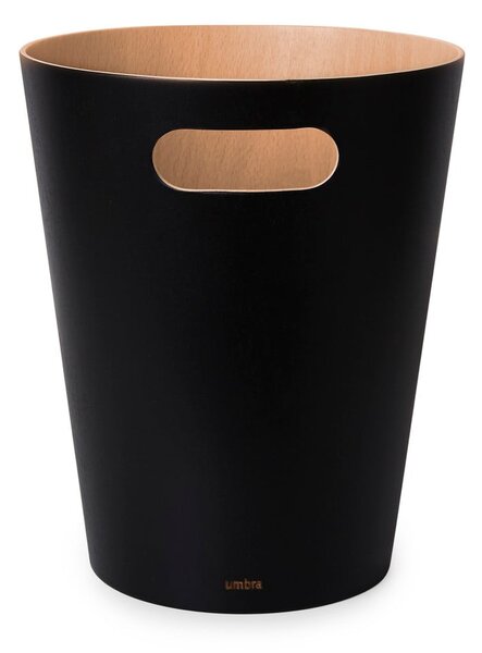 Fekete irodai szemetes 7,5 l Woodrow – Umbra