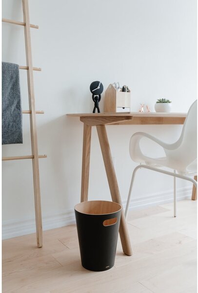Fekete irodai szemetes 7,5 l Woodrow – Umbra