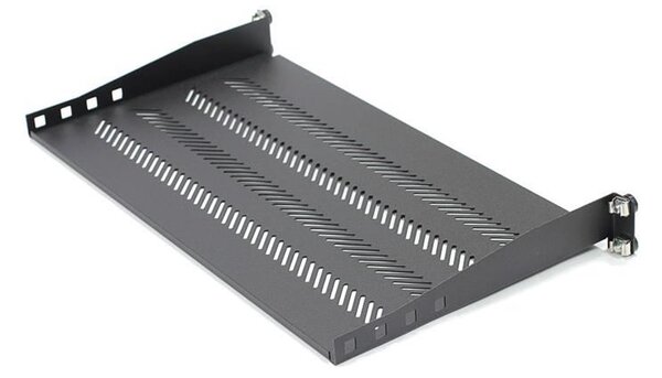 DIGITUS 19" 1U 280mm rack polc fekete (TN-19-250-1U-BK)