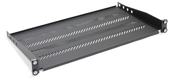 DIGITUS 19" 1U 280mm rack polc fekete (TN-19-250-1U-BK)