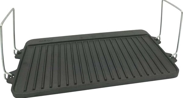 Kinghoff Öntöttvas Grill Lap 44 x 24 cm - Megfordítható KH-1262