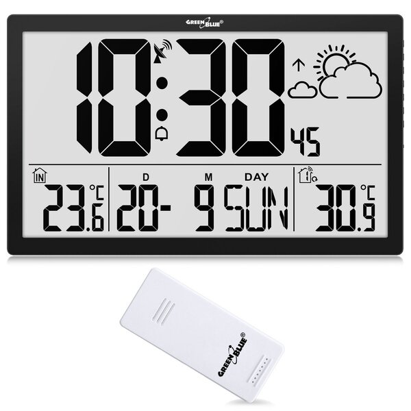 GreenBlue GB218 LCD Időjárás állomás