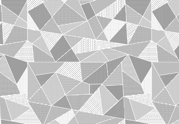 Fotótapéta - Sokszögek (147x102 cm)