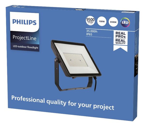 Philips 8719514954625 fényvető 100 W LED Fekete