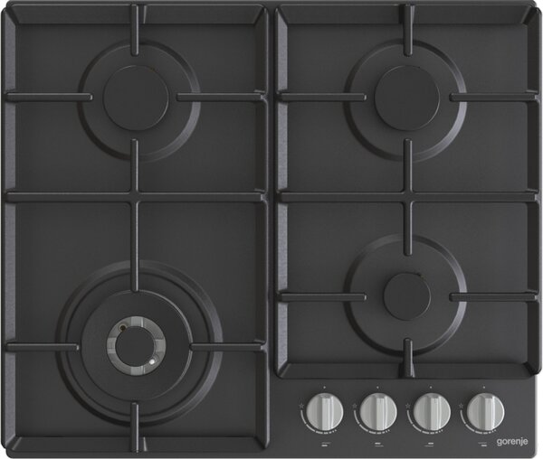 Gorenje GW641EXB Gázfőzőlap 4 Égő Fekete 60cm