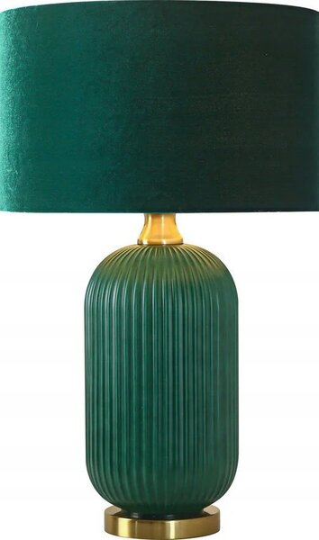 Lampa stołowa Light Prestige Light Prestige Tamiza LP-1515/1T BIG GREEN lampa stołowa lampka 1x40W E27 zielona/złota