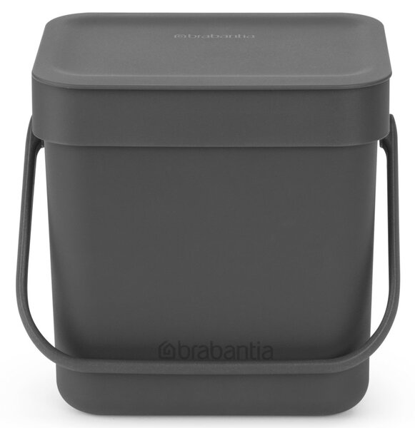 Brabantia Sort & Go 3 literes műanyag szemetes - Szürke