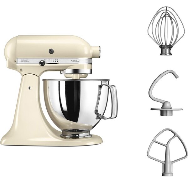 KitchenAid 5KSM125EAC Álló mixer 300 W Krém
