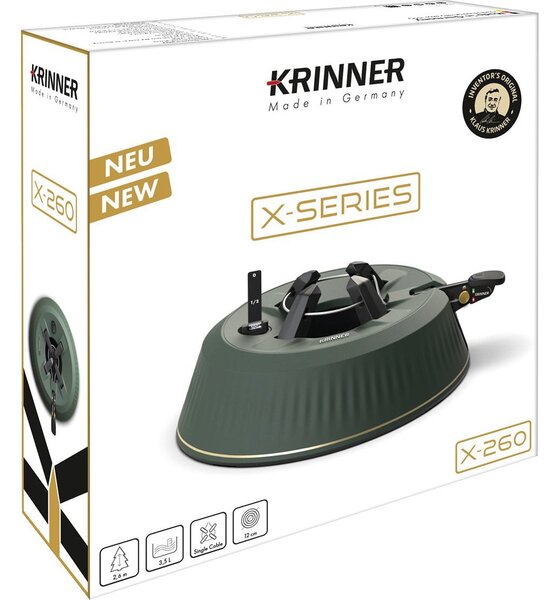 Krinner X-260 víztartályos Karácsonyfa talp (2,6 m / 12 cm / 3,5 L)