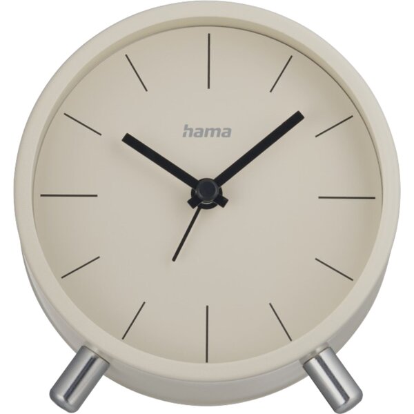 Hama 222229 Asztali Ébresztőóra Ø10cm - Fehér
