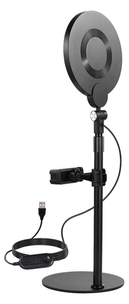 NEEWER R06 kerek LED szelfikészlet állvánnyal 18 cm 84 LED R06