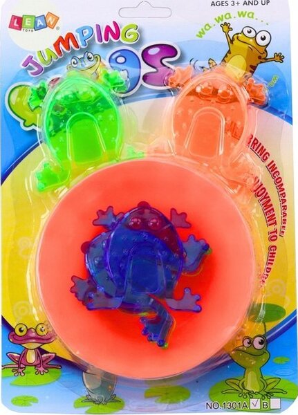 Jumping Frogs Ügyességi Játék Színes Tál – 20562