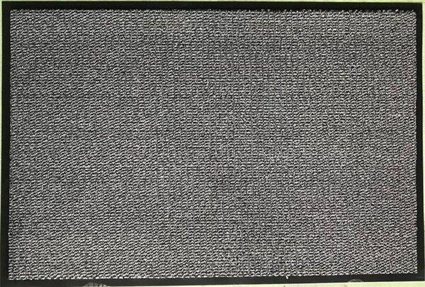 Lábtörlő textil-műanyag 60x90cm szürke