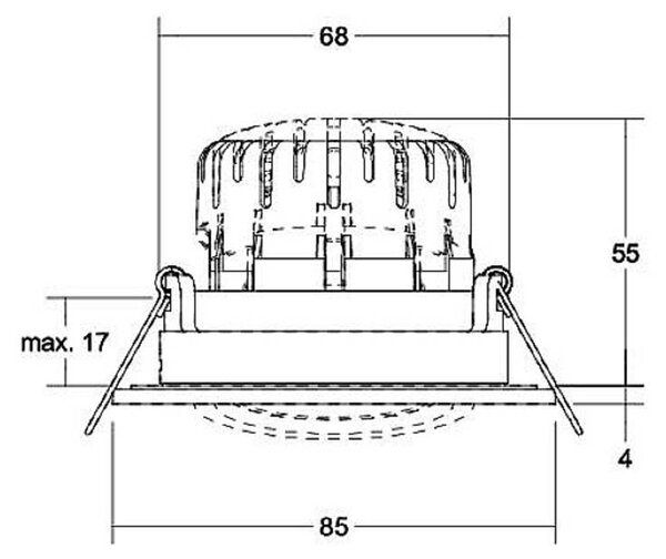 Brumberg LED-es beépíthető lámpa LED 7 W Fehér (39484173)