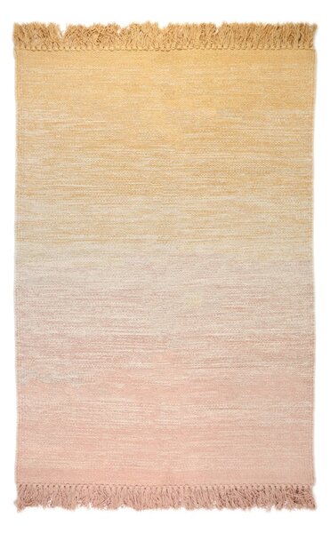 Narancssárga-rózsaszín mosható szőnyeg 100x150 cm Kirthy – Nattiot