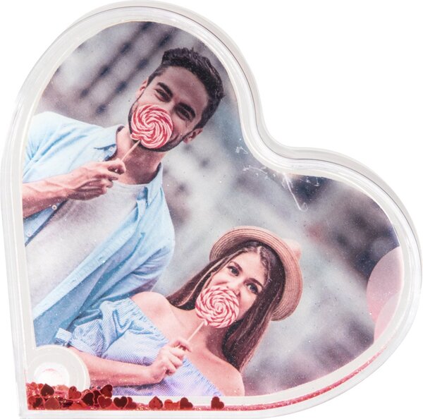 Hama Heart Szimpla képkeret Vörös, Átlátszó