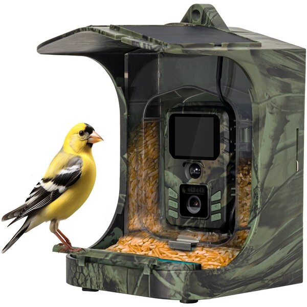 EVOLVEO StrongVision BirdFeeder - Okos madáretető kamerával és napelemmel