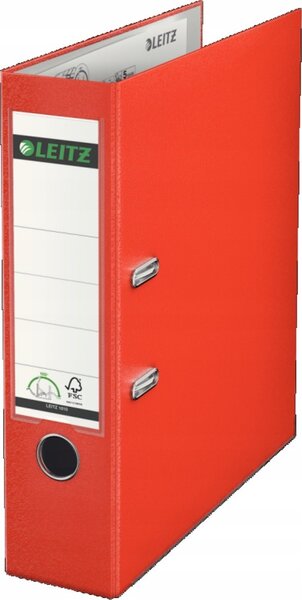 Leitz 180° Lever Arch File Plastic gyűrűs iratgyűjtő A4 Vörös