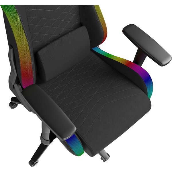 Genesis Trit 660 RGB Gamer szék Fekete