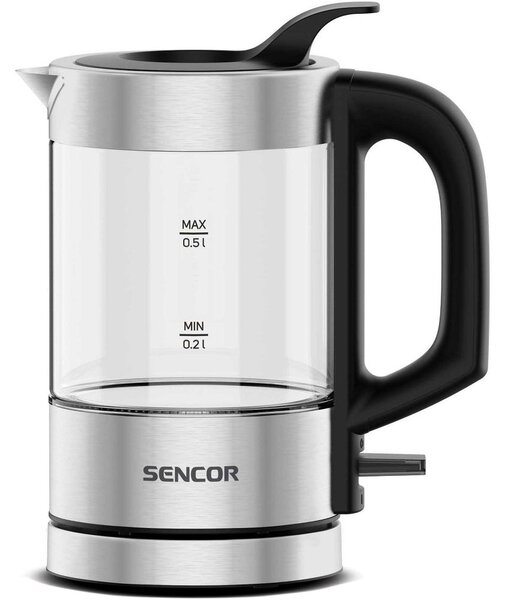 Sencor SWK 160SS Utazó Vízforraló 0,5L Boroszilikát Üveg