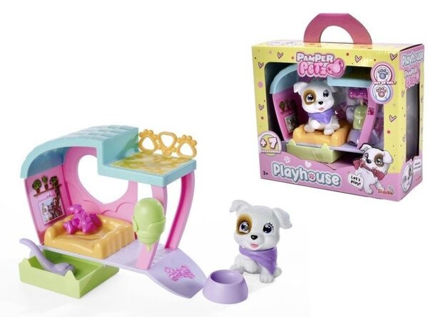 Pamper Petz: Mini játszóház kutyussal - Simba Toys