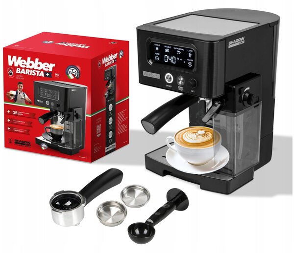 Webber M5 félautomatikus karos espresszo kávéfőző 15 bar