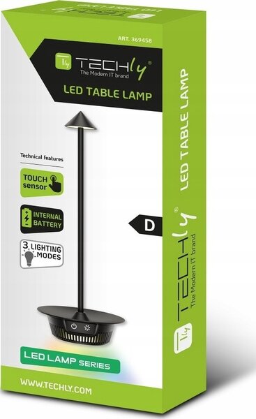 Techly I-LAMP-TABLE3 asztali lámpa SMD LED modul 1 W SMD LED D Fekete