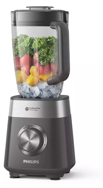 Philips Blender HR3020/20 Elektromos Turmixgép 1,5L / 1000 Watt - Sötétszürke