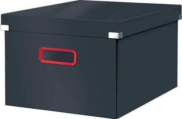 Leitz Click & Store Tárolódoboz Téglalap alakú Farostlemez, Polipropilén (PP) Szürke