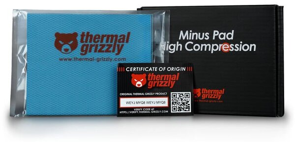 THERMAL GRIZZLY Minus Pad High Compression 120x100x3mm 2 darabos