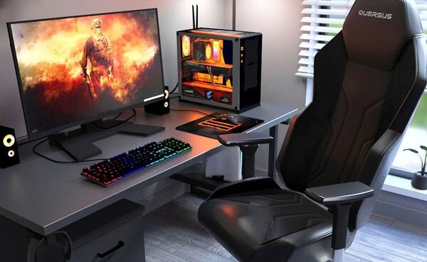 QUERSUS VAOS.3.1 Diamond Black Gamer Szék