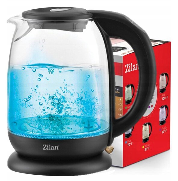 Zilan ZLN 3956 elektromos vízforraló 2200W 1.7L temperaturavezérléssel