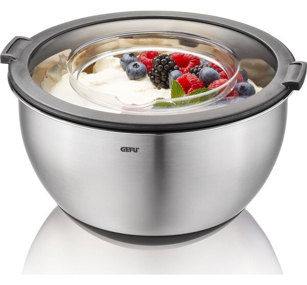 Gefu G-35055 Rozsdamentes acél tál készlet fedővel 2 darabos - Inox