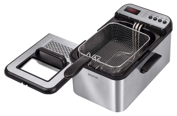 Sencor SFR 8200SS olajsütő 2200W, 3.2L