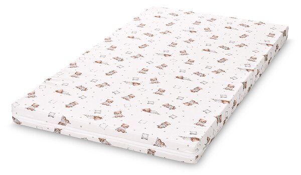 Lorelli Classic Habszivacs matrac 62x110x6 cm - Bear and Pillow Beige