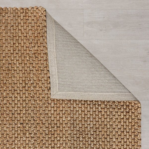 Natúr színű juta szőnyeg 60x150 cm Sol – Flair Rugs