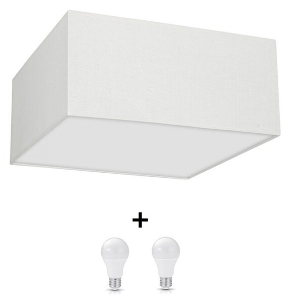 Milagro ALBION fehér mennyezeti lámpa (MLP7506) 2x E27 + ajándék LED izzók