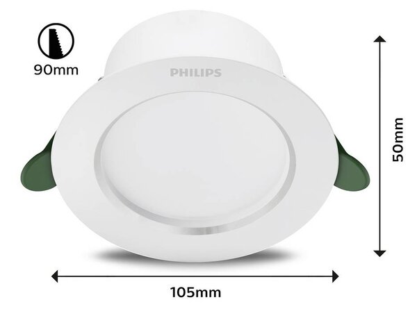 Philips Diamond Beépíthető lámpa LED 2.2 W Fehér (8720169308121)