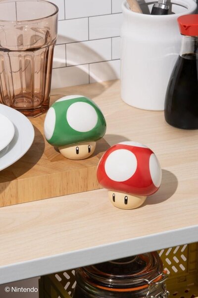 Super Mario - Mushroom Salt and Pepper - bors- és sószóró